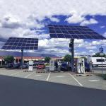 5deg - 15Deg Installation aluminum solar carport structures solar bracket solar structure for sale