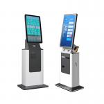 Check In Kiosk Android Win10 Win11 Ticket Receipt Printer Passport Scanner Card Reader Dispenser Touch Screen Cash Payment Kiosk for sale