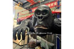 China Vivid Robotic Lifesize Animatronic Animal Chimpanzee for Themed Park supplier