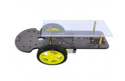 China 2 Layer Line Tracing Arduino Car Robot , Two Wheel Drive Smart Car Kits supplier