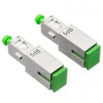 Metal SC APC 200MW 1600nm Fixed Optical Attenuator for sale