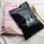 Matte Black Poly Mailing Packaging Bags For Garment Package for sale