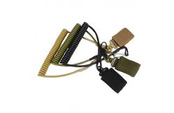 China Duty Belt Loop Coiled Tool Lanyard Tactical Coiled Pistol Retention Lanyard supplier