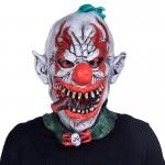 Adult Crazy Fonzo Clown Mask Scary Killer Fancy Dress Up Costume for sale