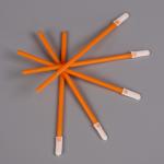 70mm PP Stick Flat Tip Swabs Double Knitted Cleanroom Microfiber swabs for sale