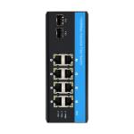 48VDC DIN Rail Mounting Industrial Unmanaged POE Switch 8 Gigabit RJ45 Ports