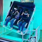 Dreamland amusement park arcade games 9d vr simulator 2 seats 720 vr flight simulation rides for sale