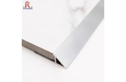 China Silver Triangle Aluminum Tile Trim 3m Length Corrosion Resistance supplier