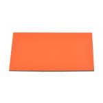 Heatproof Orange PE Aluminum Composite Panel Thermal Resistant for sale