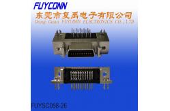 China 20 Pin SCSI Connector Female Socket Connector with Zinc Alloy Shell supplier