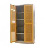 Odorless 2 Swing Door H1850mm Lockable Filing Cabinets