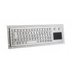 IP67 Waterproof Stainless Steel Industrial Keyboard With Touchpad for sale