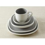 Glaze Round Ceramic Hotel Crockery Stoneware Dinner Set for sale