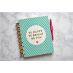 Meaningful Gift Disc Bound Notebook Plastic / Coated Paper Cover Material for sale