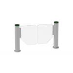 Self Closing Fastlane Swing Barrier Gate Cylindrical Speed Gate For Building