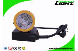 China Strong Brightness LED Mining Light Headlamp3 Watt Rechargeable Lithium Ion Battery supplier