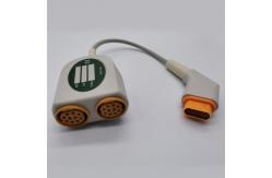 China 30cm Draeger Compatible IBP Cable 10 Pin Connector Pressure Transducer supplier