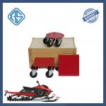 3 Pieces Snowmobile Caster Dolly 1500lbs Capacity 3mm Alloy Steel Wheel Non-Slip Mat for sale