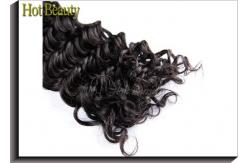 China 3.5oz Peruvian Deep Curly Weave / 26 Inch Peruvian Water Wave Weave supplier