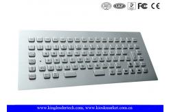 China Rugged Panel Mount Stainless Steel  Keyboard with 12 Function Keys , CE / FCC supplier