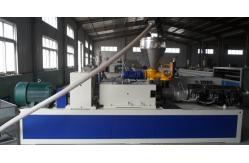 China High output PVC Floor and door frame making machine , Double Screw supplier