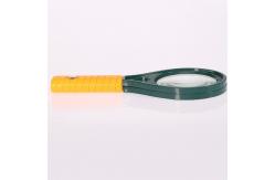China Durable Plastic Handheld Reading Magnifier 3x 8x Home Reading With Compass supplier