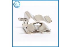 China Nickel Plated Brass 5AG Fuse Clip FS-700 For 10x38mm Ceramic Fuse supplier
