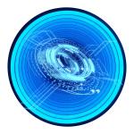 50C Decoration Custom LED Mirror Sign 3D Hologram Fan Magic Mirror for Wall Decoration for sale