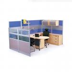 High Office Partition Cubicle Private Staff Modular Workstation System for sale