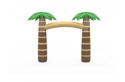 China Palm Theme Outdoor Activities Inflatable Arches For Party Event supplier