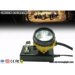 ABS IP68 Rechargeable LED Headlamp Underground Mining Lights With Warning Light