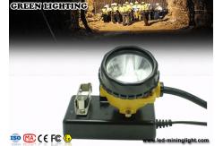 China ABS IP68 Rechargeable LED Headlamp Underground Mining Lights With Warning Light supplier
