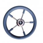 Stainless Steel 316ss Marine Boat Steering Wheels  , 13.5 Inches Foam Steering Wheel for sale