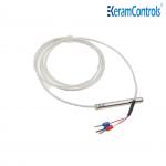 Silicone PT1000 PT100 Temperature Sensor 3 Wire