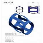 API 10D One Piece Bowspring Centralizer Blue Oil Well Centralizer