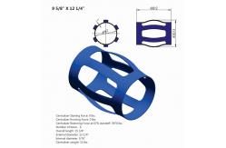 China API 10D One Piece Bowspring Centralizer Blue Oil Well Centralizer supplier