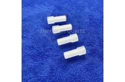 China Factory Custom High Precision Step Drilling Frosted Opaque Quartz Parts supplier
