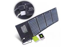 China Sunpower Cell 20w Folding Solar Panel Easy Carry Lightweight Camping Solar Panels supplier