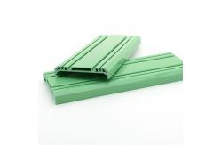China Green UPVC Trim Plastic Profile Extrusion Customized PVC Plastic Extrusion Profile supplier