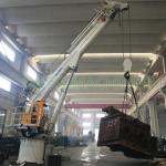 Marine Hydraulic 3t 30m White Telescopic Boom Crane for sale