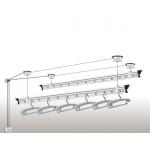 Anodized 6061 Aluminum Profile For Hanger /  Clotheshorse / Direr for sale