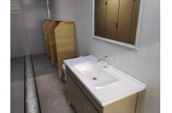 China Contemporary Design Prefab Container Bathroom House With Custom Sandwich Wall Panel supplier