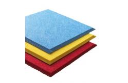 China 15mm High Density Sustainable Fibreglass Acoustic Barrier Panels Dust Prevention supplier