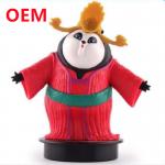 Customized Red Color 3d Pvc Toys OEM Soft Plastic Collection Anime Characters Make TPR 10 Cm High Cute Girl Figure for sale
