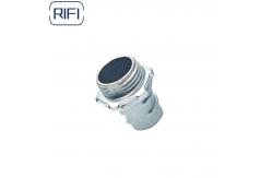 China Flexible Metal 1 Inch Conduit Fittings Zinc Screw In Connector supplier