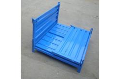 China Rust Resistant Steel Storage Cage Foldable Lockable Door With Padlock Hasp supplier