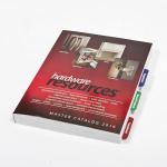 Softcover Custom Paperback Book Perfect Binding With Dividers Tabs for sale