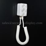 Magnetic Anti Theft 20ft Coiled Cable Tether With 3M Adhesive Backing