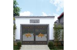 China Modern Swing Ironwork Aluminium Fence Gate Powder Coated supplier