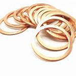 OEM ODM Round Flat Metal Gaskets For Pipe Fittings for sale
